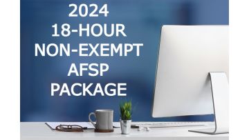 2024 18-Hour Non-Exempt AFSP Package
