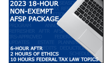 2023 18-Hour Non-Exempt AFSP Package