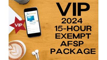 VIP 2024 15-Hour Exempt IRS Approved Package