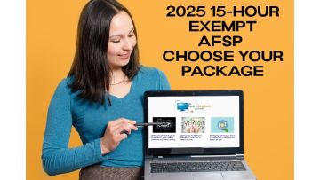 2025 15-Hour Exempt AFSP Choose Your Own Package