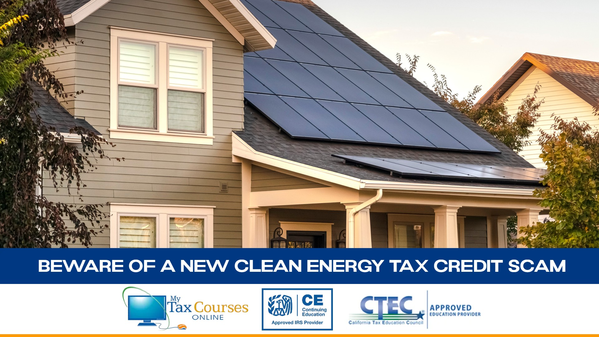 Beware Of A New Clean Energy Tax Credit Scam 