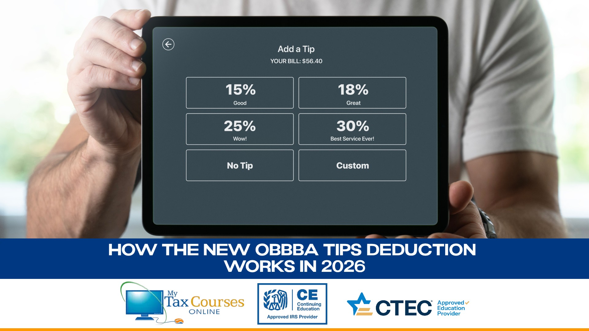 How the New OBBBA Tip Deduction Works in 2026