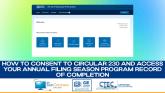 How to Consent to Circular 230 and Access Your Annual Filing Season Program Record of Completion