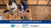 The 2026 Meal Deduction Shake-Up
