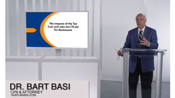 2018 Impacts of the Tax Cuts and Jobs Act to Businesses - 1 Hour