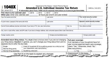 2020 Amended Returns – the What Why How and When (1 Credit Hour of Federal Tax Law)
